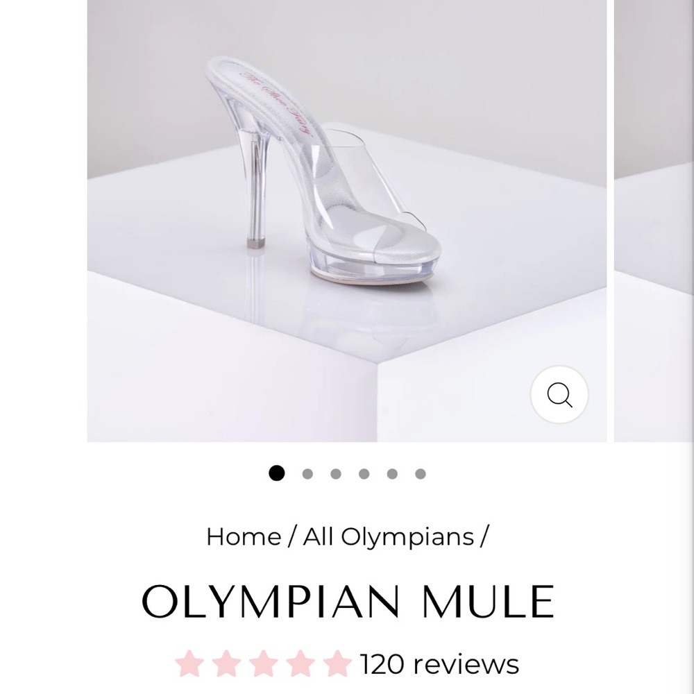 The Shoe Fairy Olympian Mule size 6